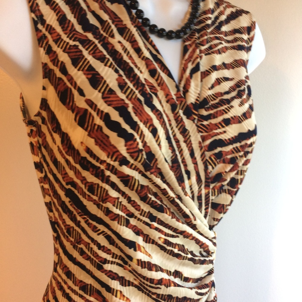 Anne Klein Stretch Sheath Ruched Dress